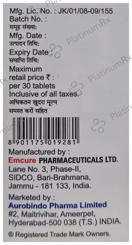 Forstavir-LE 300mg/300mg/600mg Tablet 30 tablets