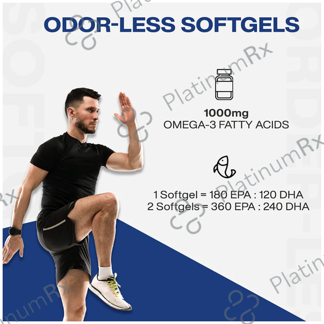 MyFitFuel Fish Oil Omega 3 1000mg Soft Gelatin Capsule