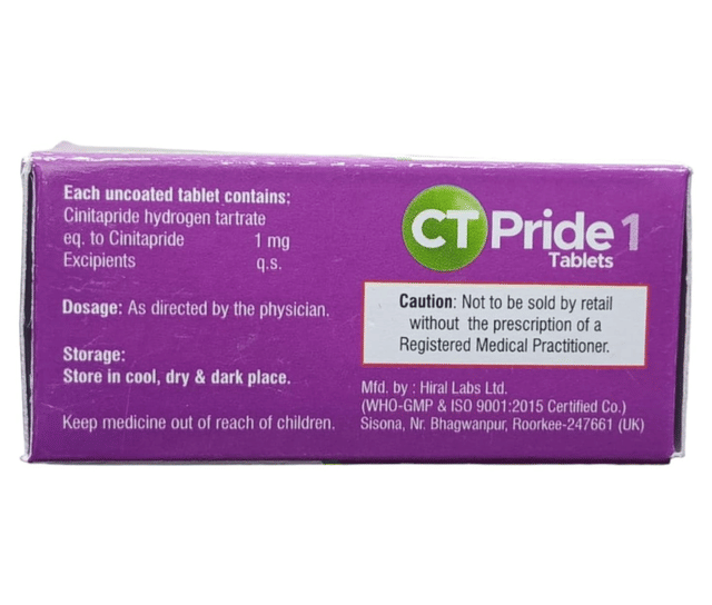 CT Pride 1mg Tablet 10s