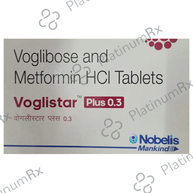 Voglistar Plus 0.3mg Tablet 10s