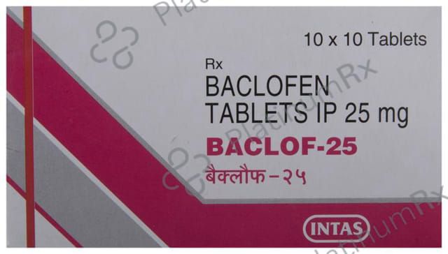 Baclof 25mg Tablet 10s