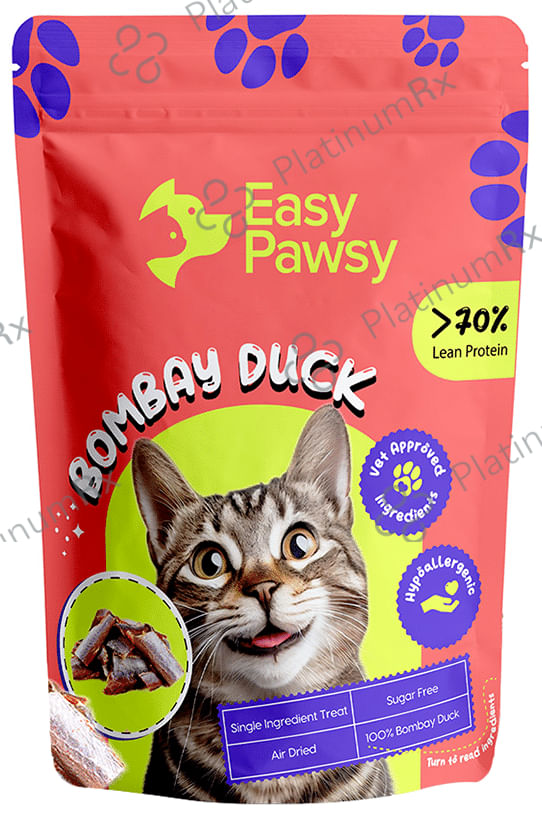 Easy Pawsy Bombay Duck Fish Jerky Real Treat for Cats Sugar Free