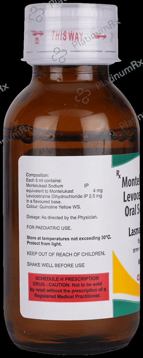 Lasma LC kid 2.5/4mg Syrup 60ml