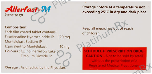 Allerfast M Tablet 10s