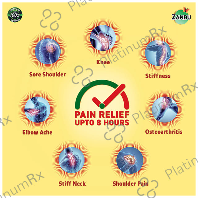 Zandu Ayurvedic Knee Pain Relief Patch