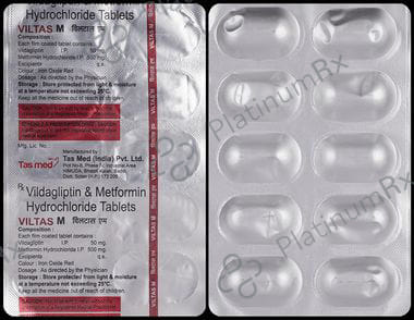 Viltas M 500mg/50mg Tablet 15 Tablet