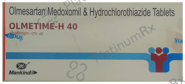 Olmetime H 12.5/40mg Tablet 10s