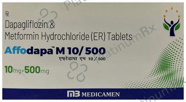 Affodapa M 10/500mg Tablet ER 10s