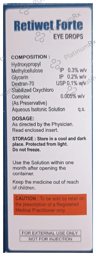 Retiwet Forte Eye Drop