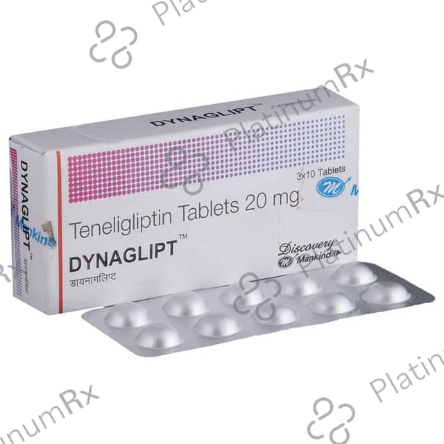 Dynaglipt 20mg Tablet 10s