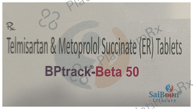 Bptrack Beta 50/40mg Tablet ER 10s