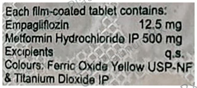 Emnorm M 12.5/500mg Tablet 10s