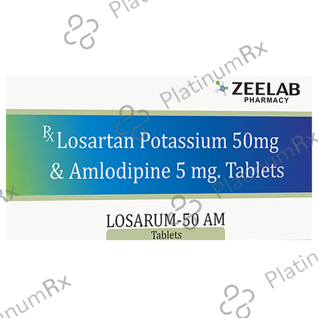 Losarum 50/5mg AM Tablet 10s