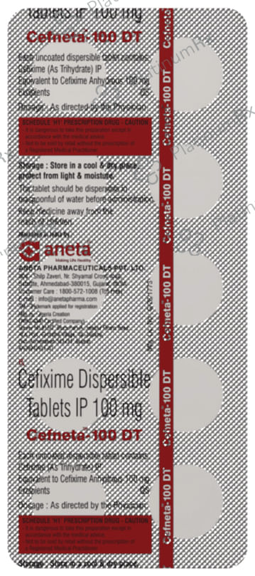 Cefneta 100 DT Tablet 10s