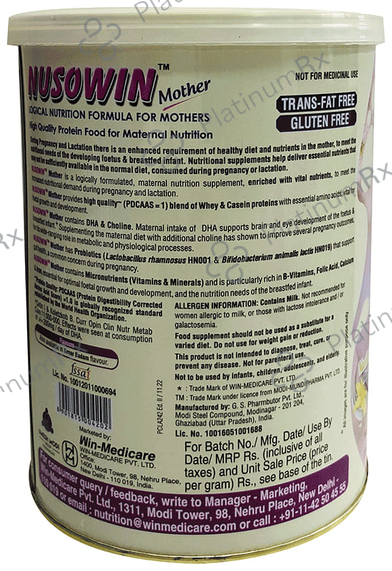 Nusowin Mother Vanilla Flavour Powder 200gm