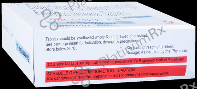 Oxramet XR 10/1000mg Tablet ER 7s