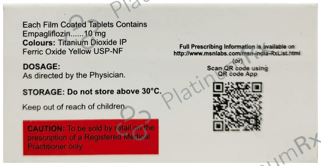 Empaone 10mg Tablet 10s