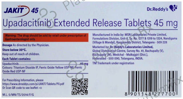 Jakit 45mg Tablet ER 10s