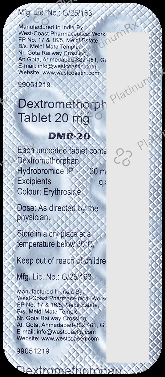 DMR 20mg Tablet