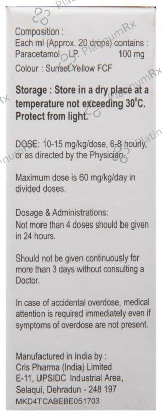 T 98 Paediatric Drops 15ml