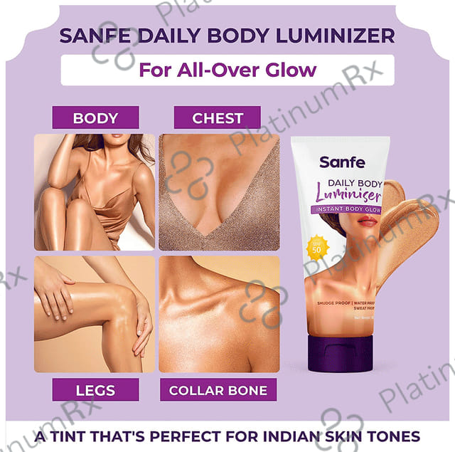 Sanfe Daily Body Luminiser for Women SPF 50 Cream 50gm