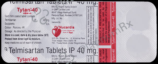 Tytan 40mg Tablet