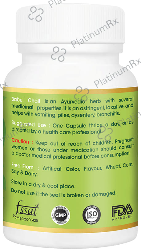 Vitagreen Babul Chall 500mg Capsule