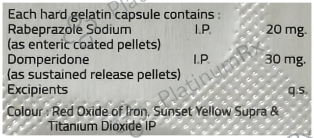 Acivo D 30/20mg Capsule SR 10s