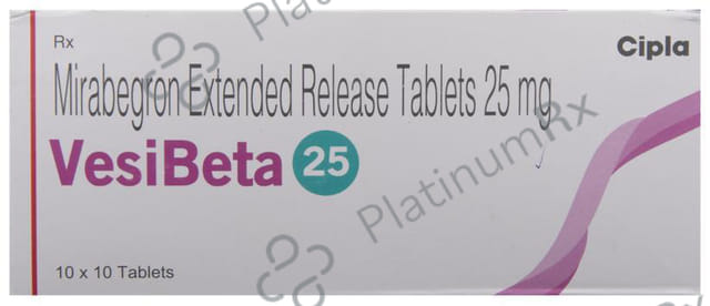 VesiBeta ER 25mg Tablet 10s