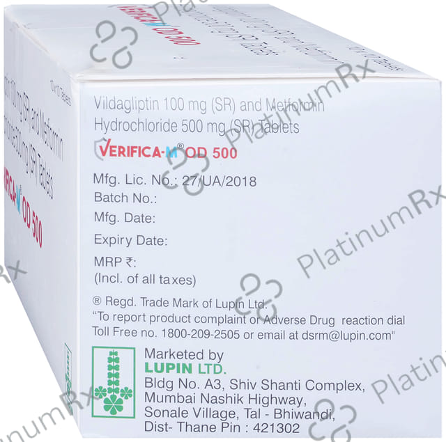 Verifica M OD 500/100mg Tablet SR 10s