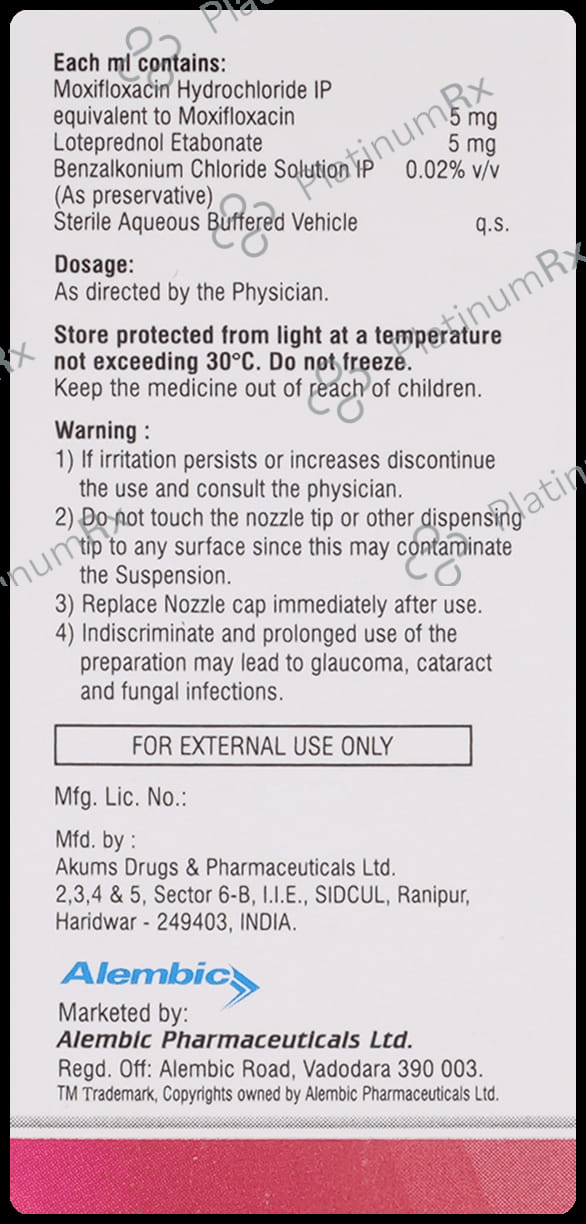 Moxoft LP Eye Drop 5ml