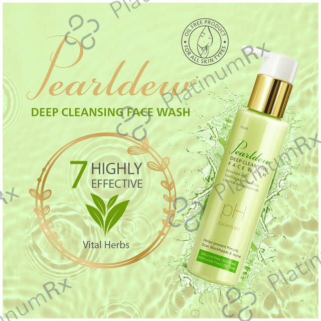 Pearldew Deep Cleansing Face Wash (100ml Each) 1 Bottle
