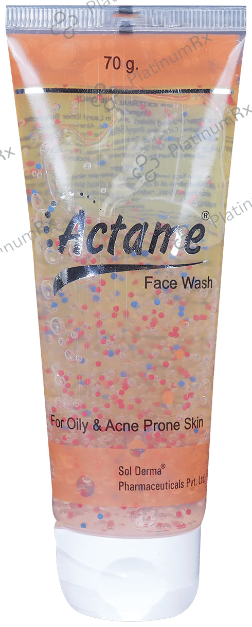 Actame Face Wash - For Acne Prone Skin 70 Face Wash