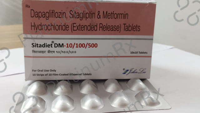 Sitadiet DM 10/100/500mg Tablet 10s