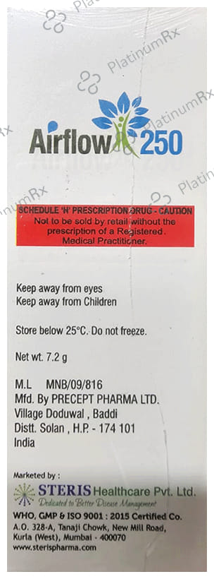 Airflow 25/250mcg Inhaler 120MDI
