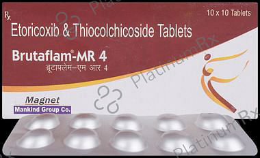 Brutaflam MR 60/4mg Tablet 10s