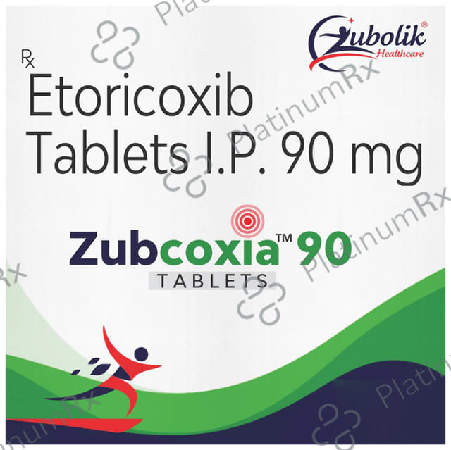 Zubcoxia 90mg Tablet 10s