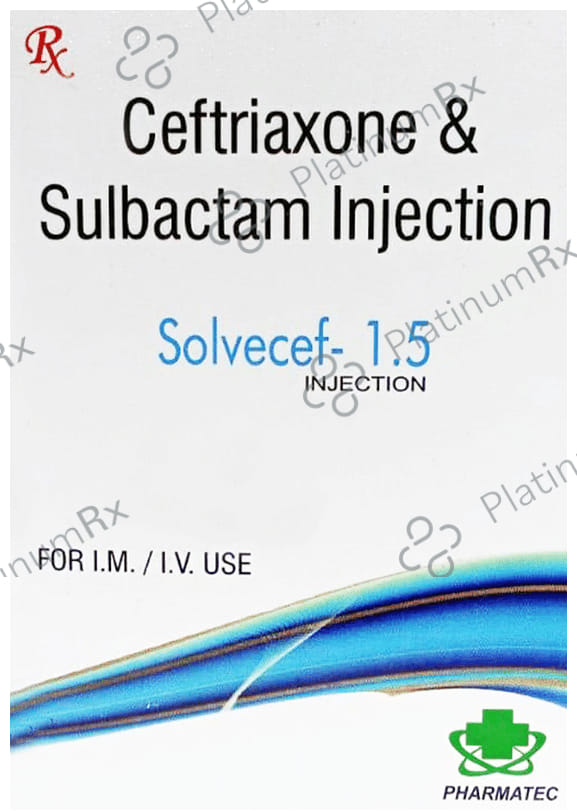Solvecef 1.5gm Injection 1s