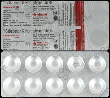 Gabamira NT 100/10mg Tablet 10s