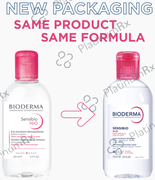 Bioderma Sensibio H2O Make-up Removing Micellar Water & Cleanser - For Sensitive Skin 250 ml