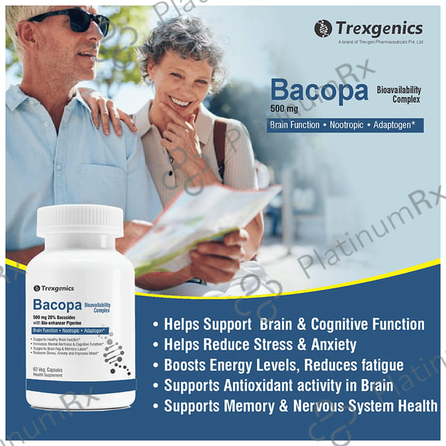 Trexgenics Bacopa Veg Capsule