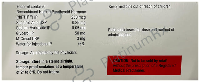 Tricium PTH PF3 Injection 1ml