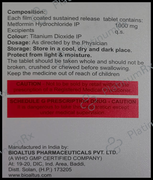 Confirmin 1000 Tablet SR 15 Tablet SR