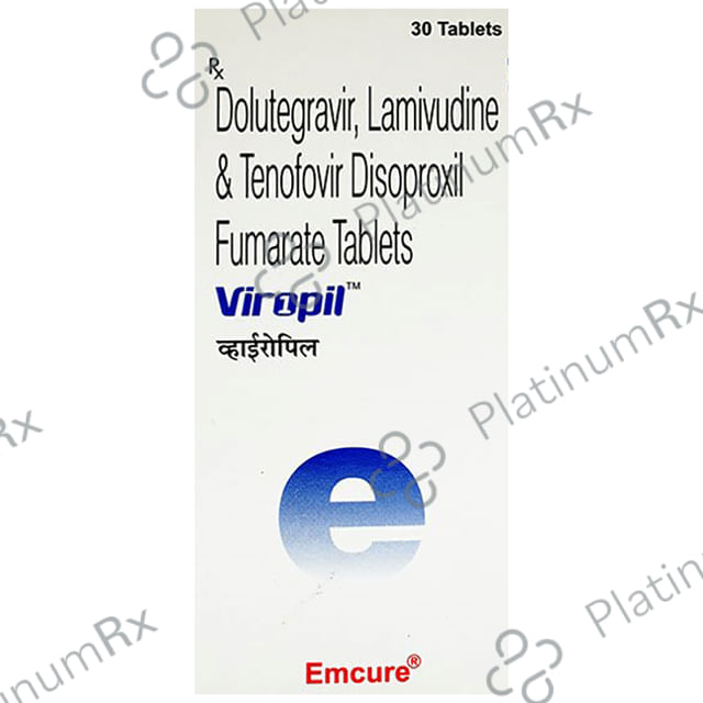 Viropil 50/300/300mg Tablet 30s