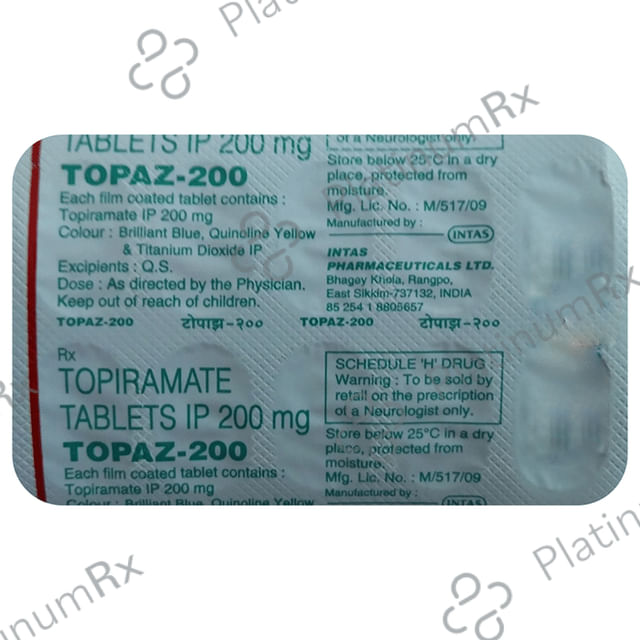 Topaz 200 Tablet