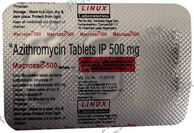 Macrozac 500 Tablet