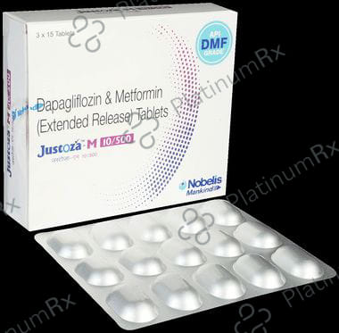 Justoza M 10/500mg Tablet ER 15s