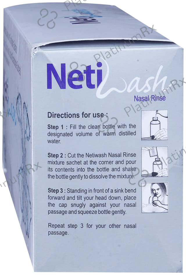Netiwash Nasal Rinse 700/2300mg Sachet 30s