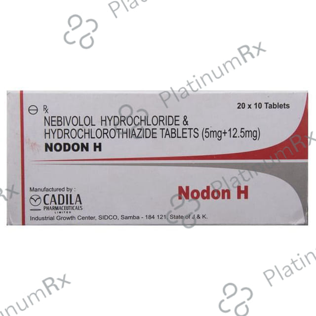Nodon H 12.5/5mg Tablet 10s