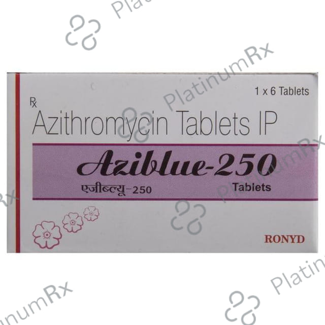 Aziblue 250mg Tablet 6s